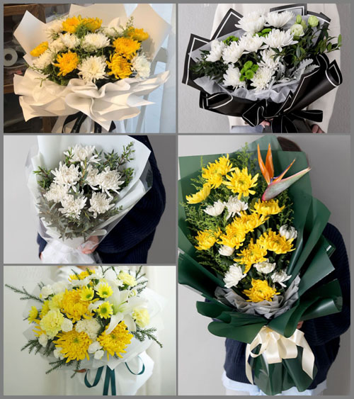 广东云浮市罗定市金鸡镇白事花束代送